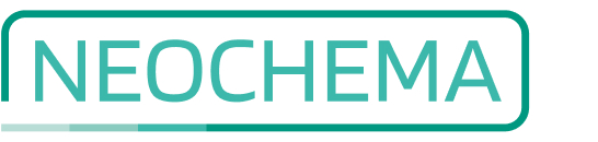 Das Logo der Neochema ist ein grüner Schriftzug auf weissem Hintergrund. Der Begriff Neochema wird von einem grünen Strich umrahmt. Die EGT CHEMIE AG ist langjähriger Partner der Neochema.